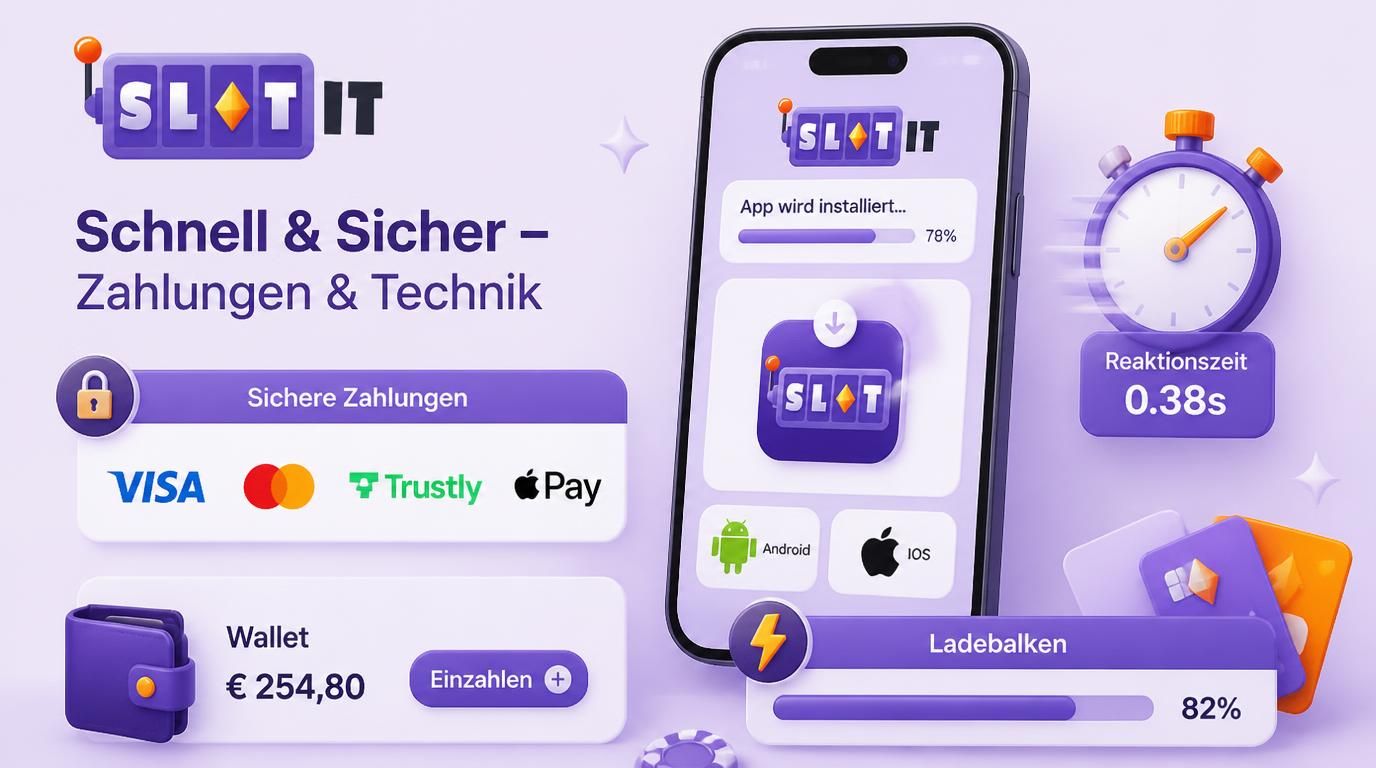 Smartphone mit Zahlungsicons, Wallet und Ladebalken